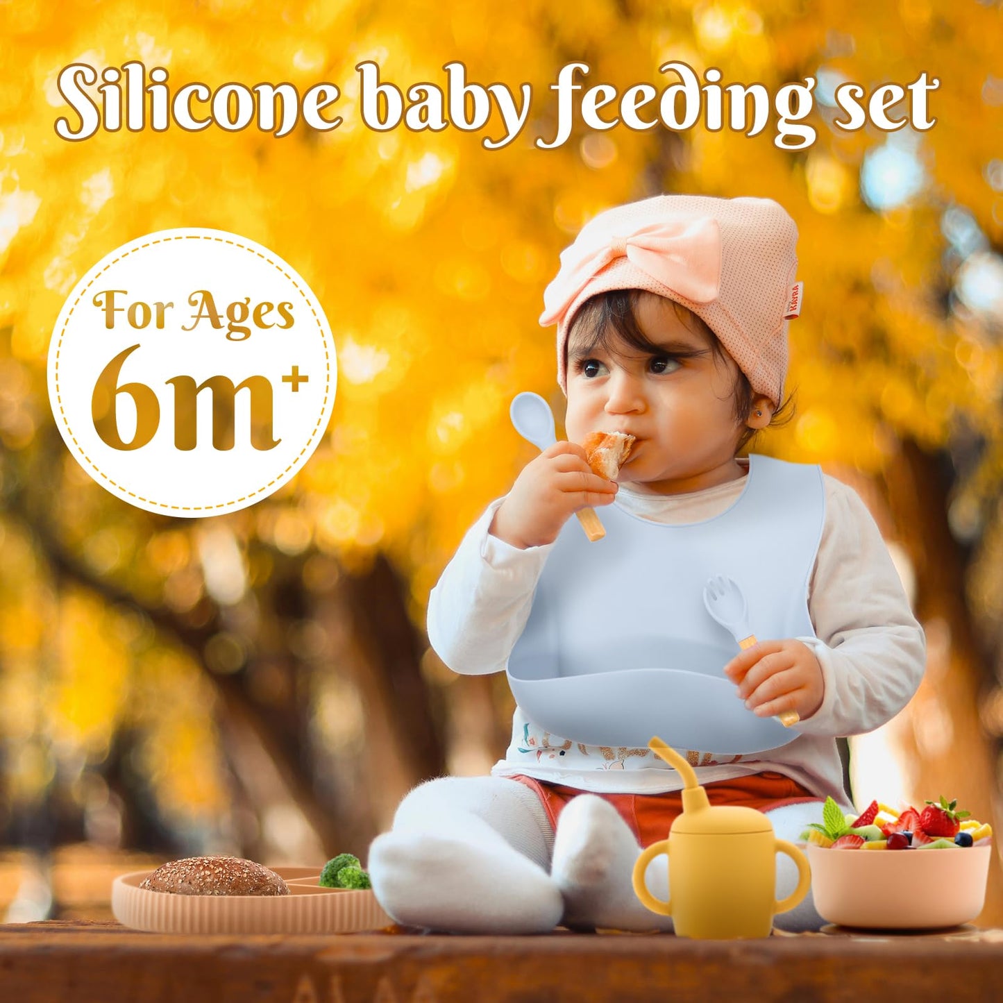 Silicone Baby Feeding Set – 21 Pcs BPA-Free Weaning Essentials for Newborns & Toddlers