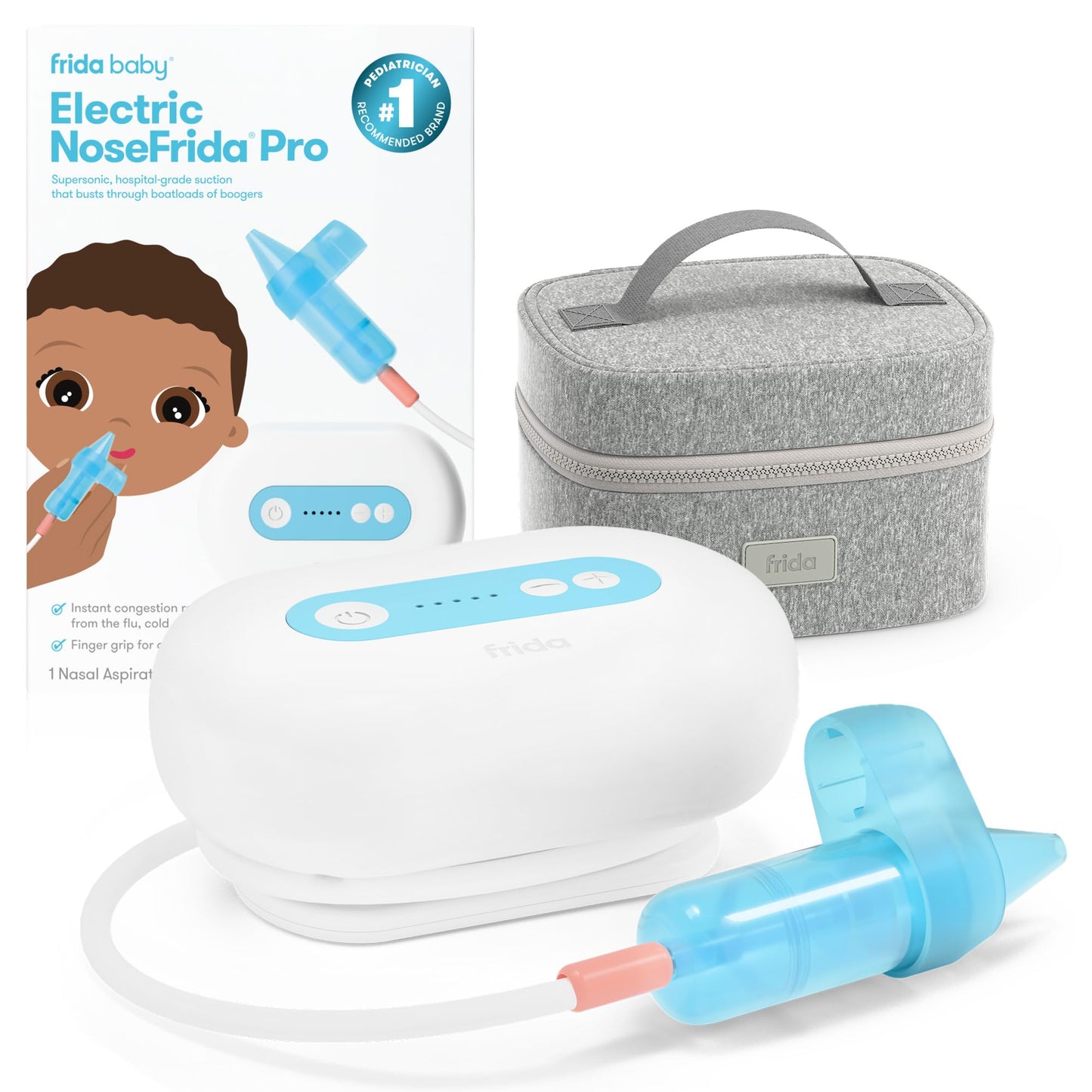 Frida Baby NoseFrida Pro – Electric Nasal Aspirator for Baby & Toddler