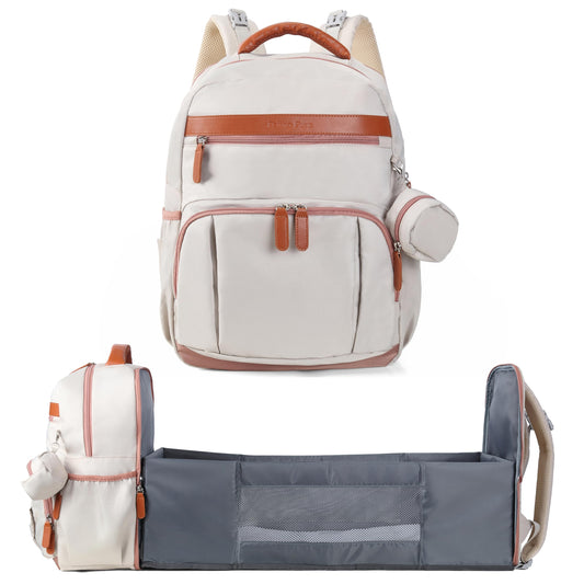 Diaper Bag Backpack with Changing Station – 28L Travel Organizer